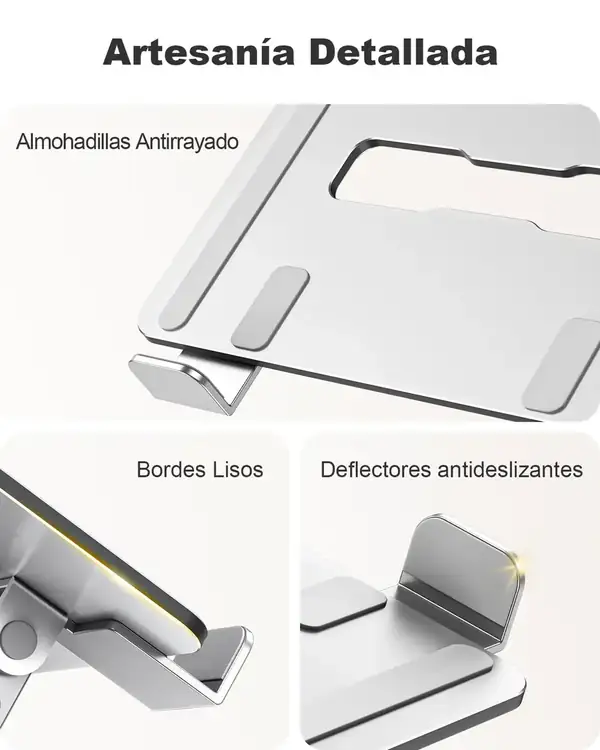 Babacom · Soporte elevador para portátil con altura y ángulo regulables — vista 5
