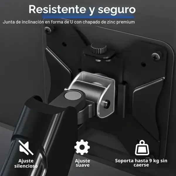 BONTEC · Brazo para monitor con resorte de gas, 13-32 pulgadas — vista 2