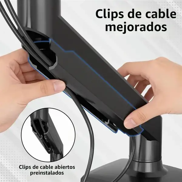 BONTEC · Brazo para monitor con resorte de gas, 13-32 pulgadas — vista 6