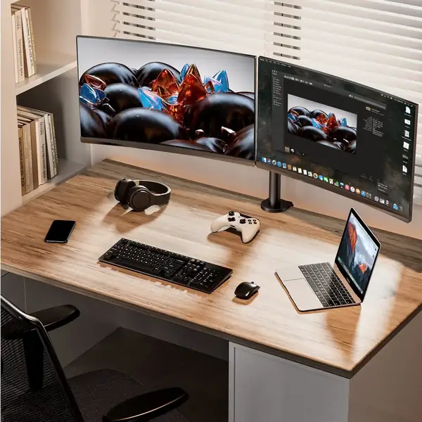 ErGear · Soporte para dos monitores de 13 a 32 pulgadas — vista 3