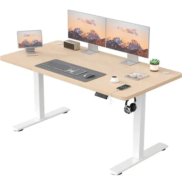 JUMMICO · Escritorio elevable eléctrico 100 × 60 cm con puerto USB — vista 2