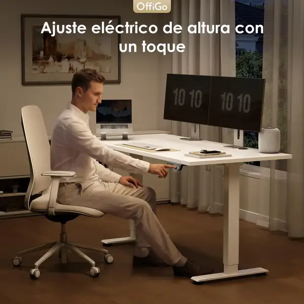 OffiGo · Escritorio elevable eléctrico 140 × 60 cm — vista 4