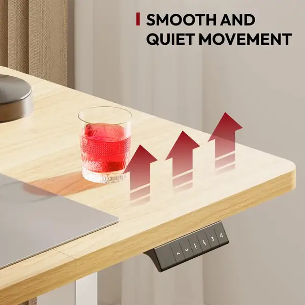 SANODESK · Escritorio elevable eléctrico 110 cm con tablero entero — vista 3