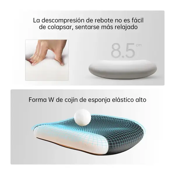 SIHOO M18 · Silla ergonómica de malla con soporte lumbar ajustable — vista 4