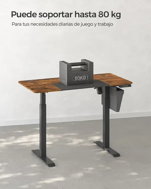 SONGMICS LSD015X01 · Escritorio elevable eléctrico 120 × 60 cm — vista 5